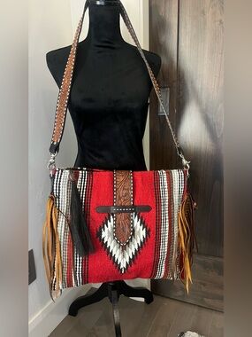Rafter T Ranch Company Handbag southwestern Large NWT